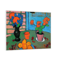 Flowers And Oranges, Alexej von Jawlensky - ArtDeco Canvas