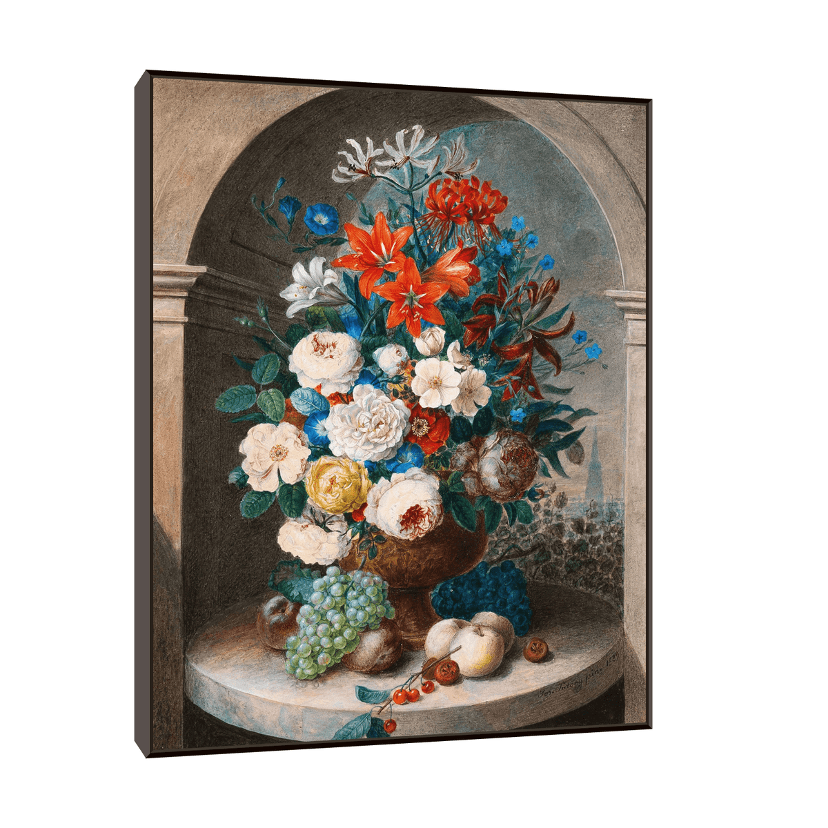 Flowers, Joseph August Satory - ArtDeco Canvas