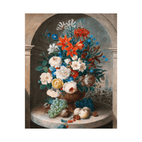 Flowers, Joseph August Satory - ArtDeco Canvas