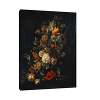 Flowers, Justus Van Huysum The Elder - ArtDeco Canvas