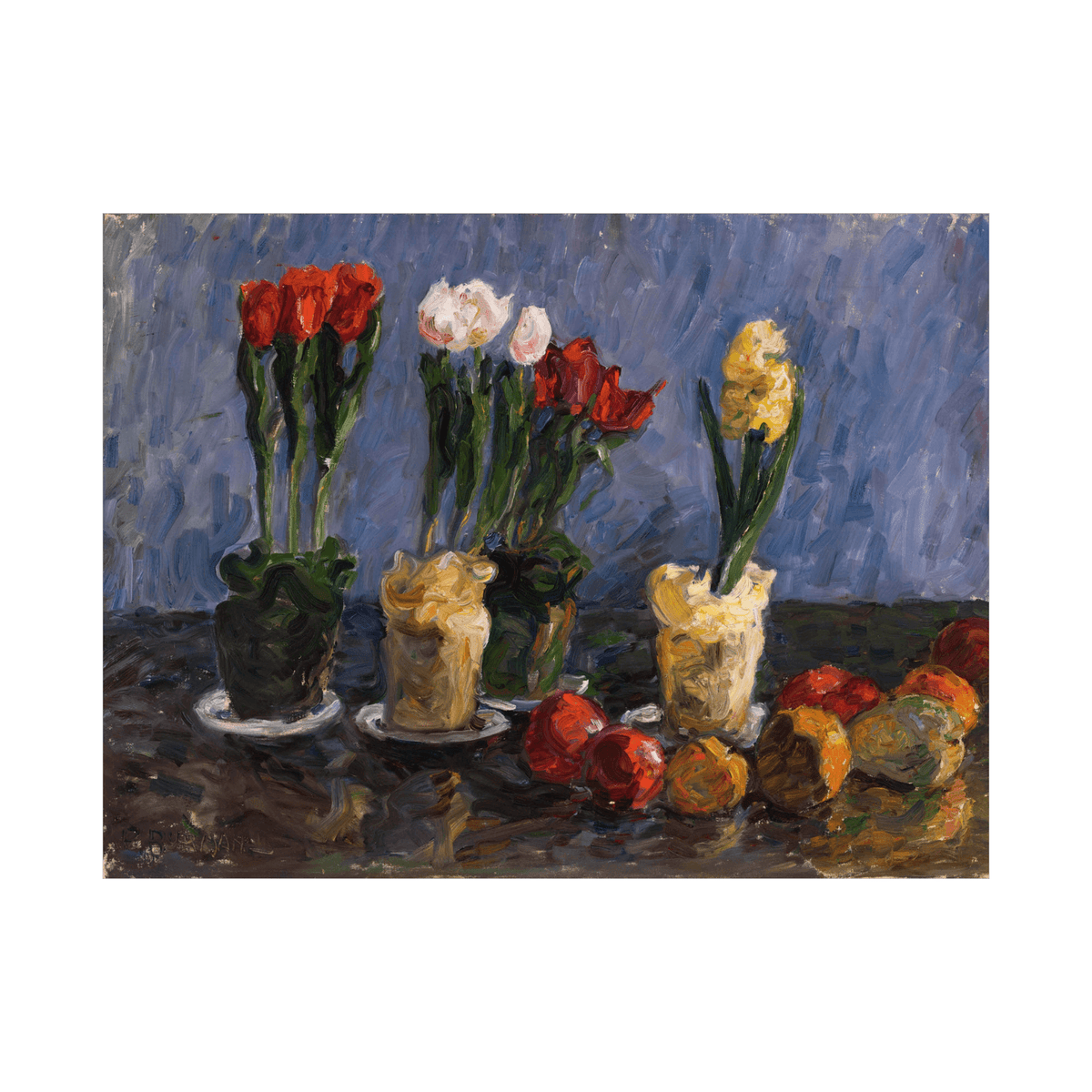 Flowers, Paul Burman - ArtDeco Canvas