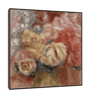 Flowers, Pierre-Auguste Renoir - ArtDeco Canvas