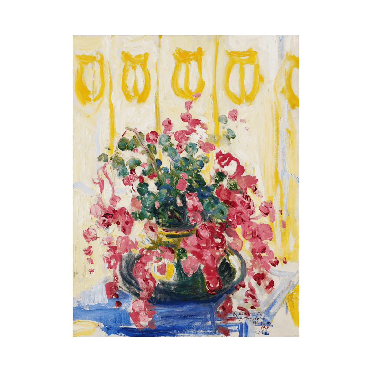 Flowers, Wilho Sjöström - ArtDeco Canvas