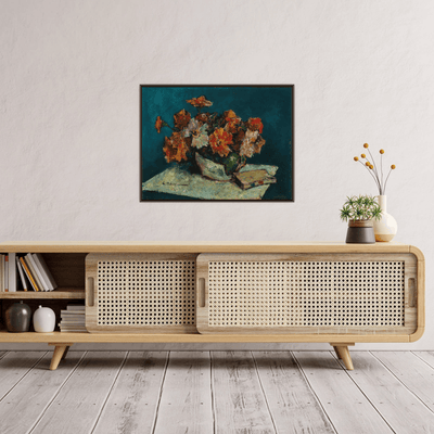 Flowers and a Book, Gheorghe Petraşcu - ArtDeco Canvas