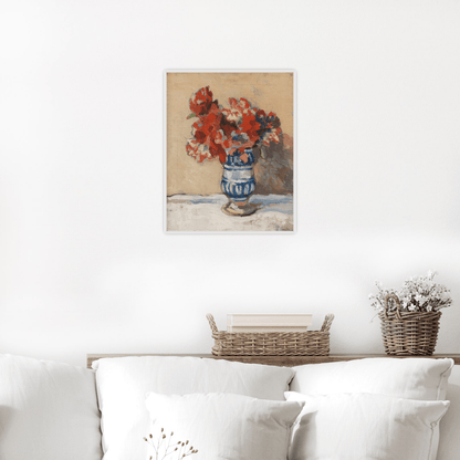 Flowers in a Blue Vase, Christopher Wood - ArtDeco Canvas
