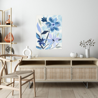 Flowers on beige