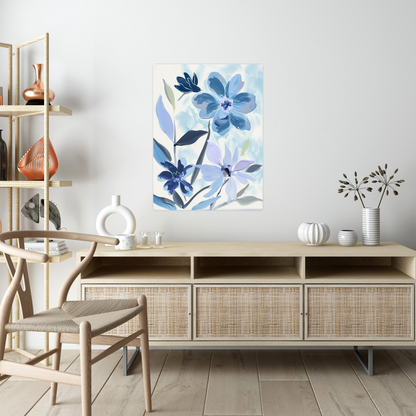 Flowers on beige