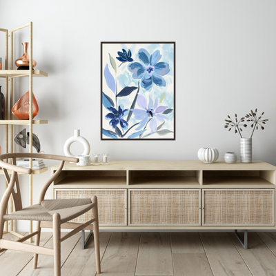Flowers on beige