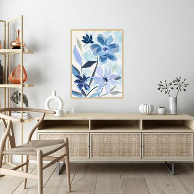 Flowers on beige