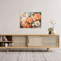 Flowers on the breeze - ArtDeco Canvas