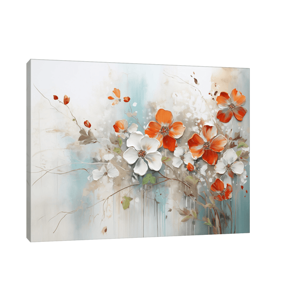 Flowers on the wind - ArtDeco Canvas
