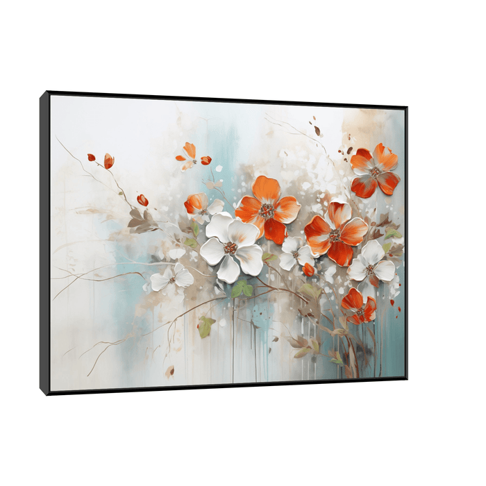 Flowers on the wind - ArtDeco Canvas