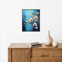 Flowers turning orange - ArtDeco Canvas