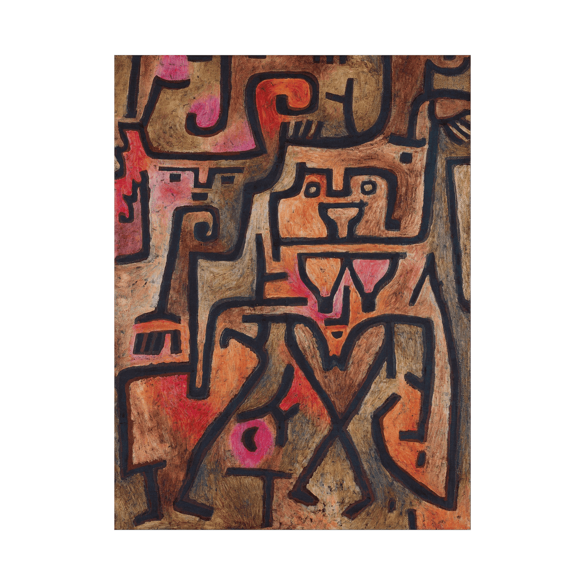 Forest Witches, Paul Klee - ArtDeco Canvas