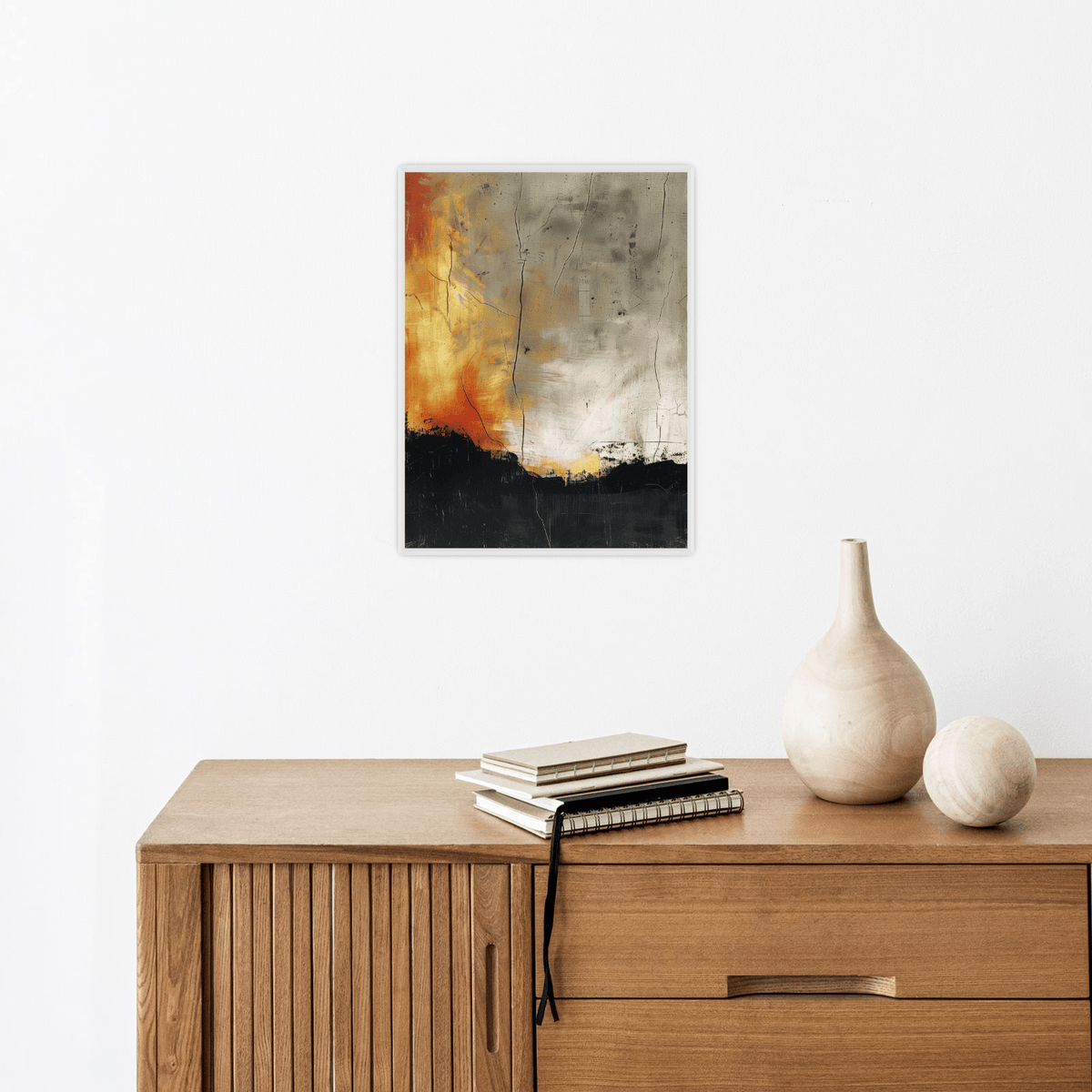 Forest fire - ArtDeco Canvas