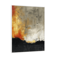 Forest fire - ArtDeco Canvas