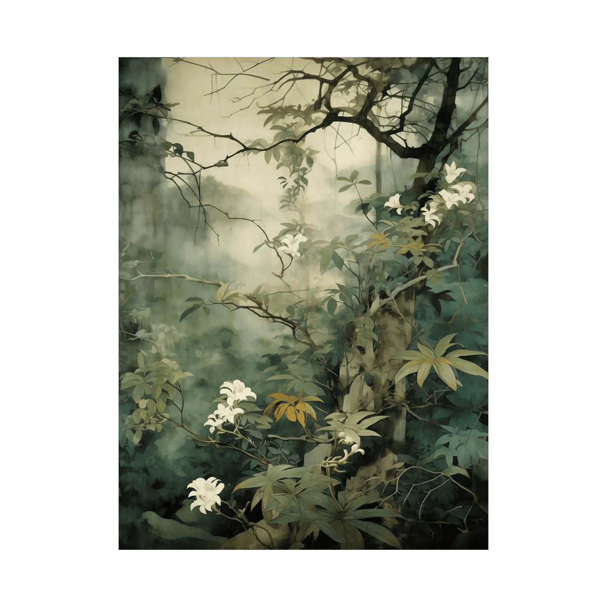 Forest mist - ArtDeco Canvas