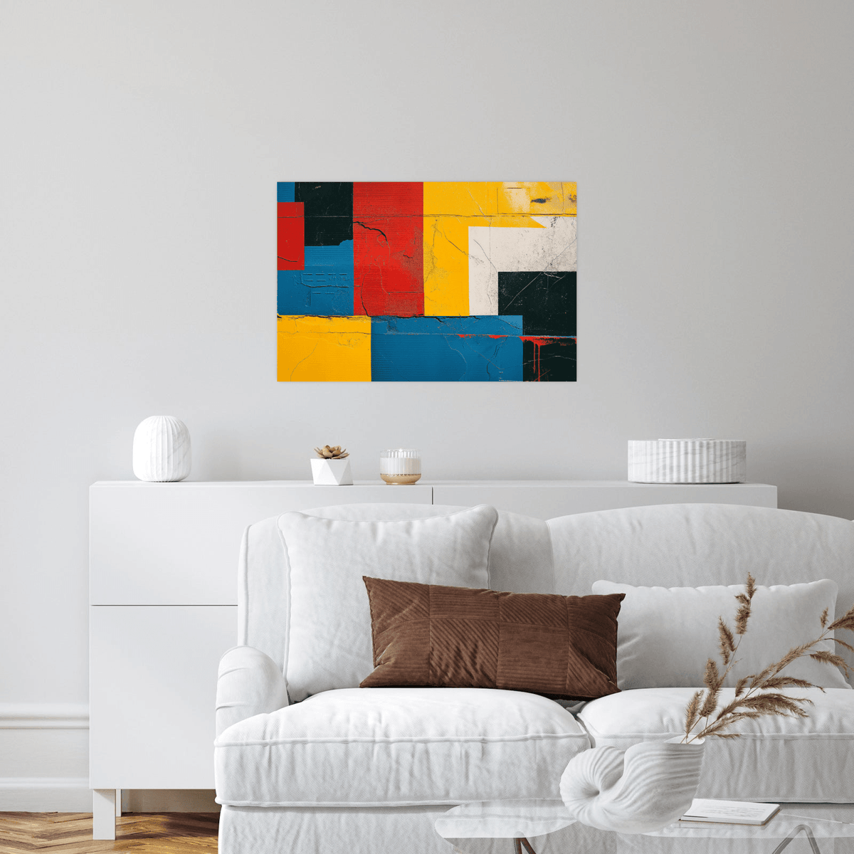 Forms in colors - ArtDeco Canvas