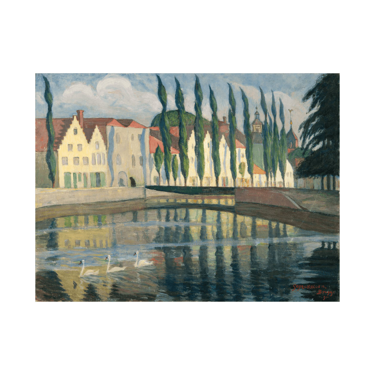 From Bruges, Olof Sager-Nelson - ArtDeco Canvas