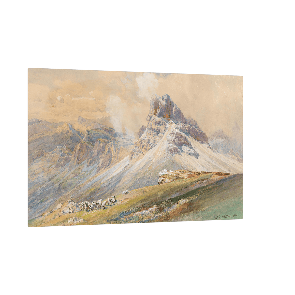 From the Dolomites, Edward Theodore Compton - ArtDeco Canvas