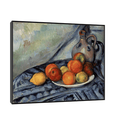 Fruit and a Jug on a Table, Paul Cézanne - ArtDeco Canvas