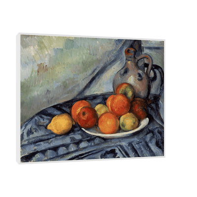 Fruit and a Jug on a Table, Paul Cézanne - ArtDeco Canvas