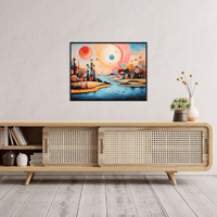 Futuristic city - ArtDeco Canvas