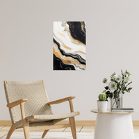 Galactic flow - ArtDeco Canvas