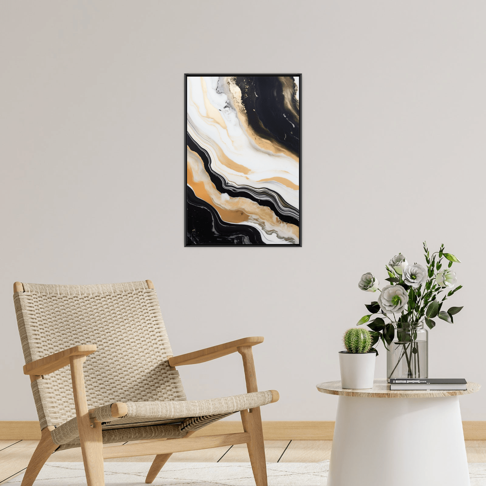 Galactic flow - ArtDeco Canvas