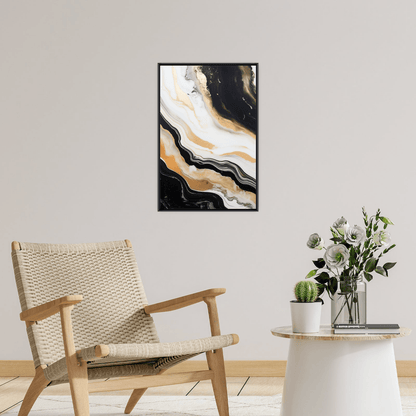 Galactic flow - ArtDeco Canvas