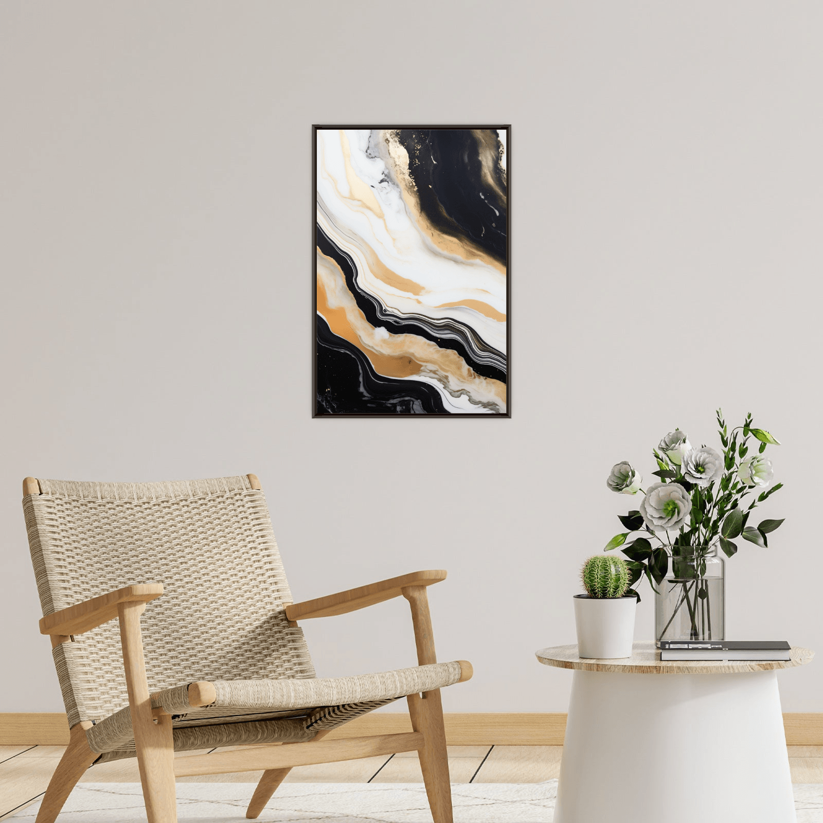 Galactic flow - ArtDeco Canvas
