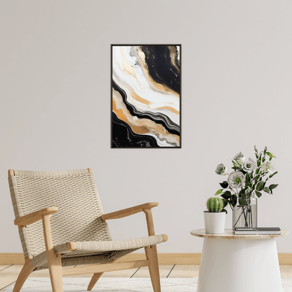 Galactic flow - ArtDeco Canvas