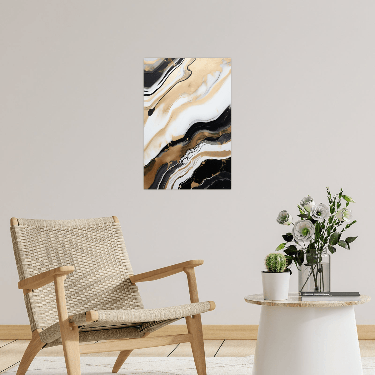 Galactic waves ll - ArtDeco Canvas