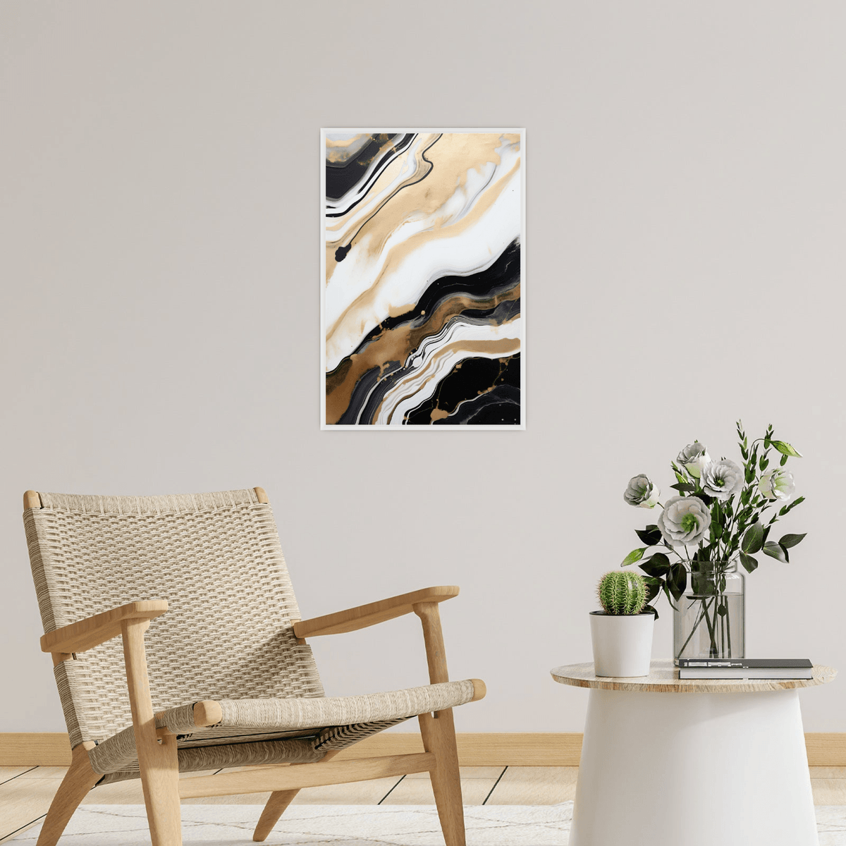 Galactic waves ll - ArtDeco Canvas