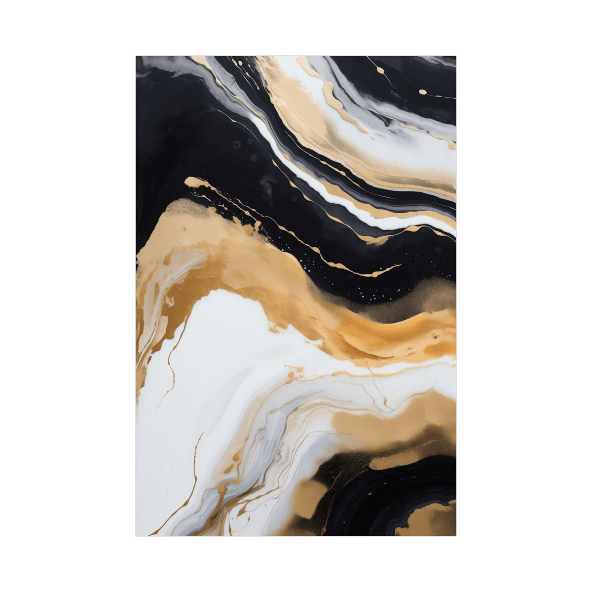 Galaxy flow - ArtDeco Canvas