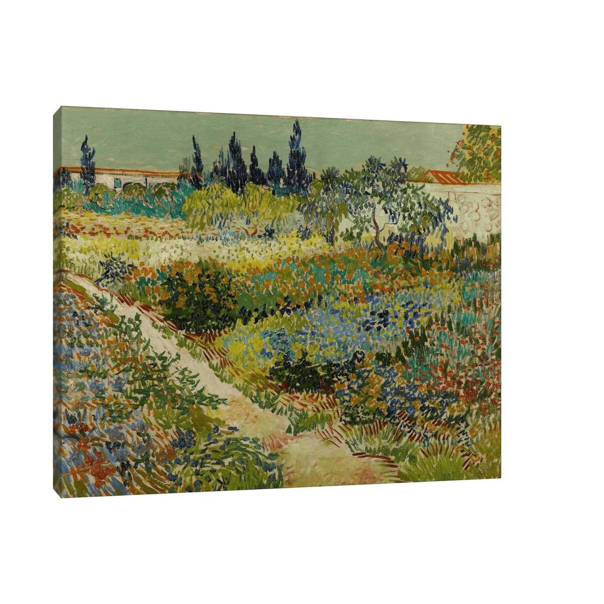 Garden at Arles, Vincent van Gogh - ArtDeco Canvas