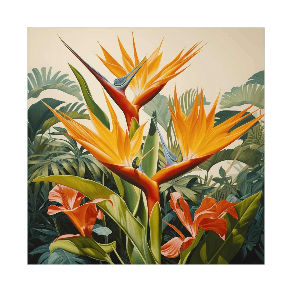 Garden of Eden - ArtDeco Canvas