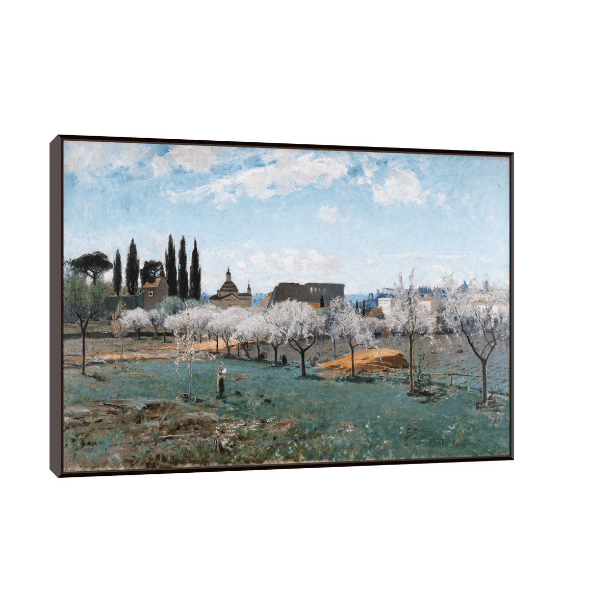 Garden outside Rome, Carl Skånberg - ArtDeco Canvas