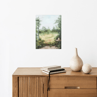 Garden view - ArtDeco Canvas