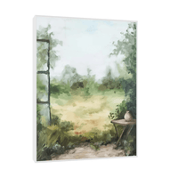 Garden view - ArtDeco Canvas