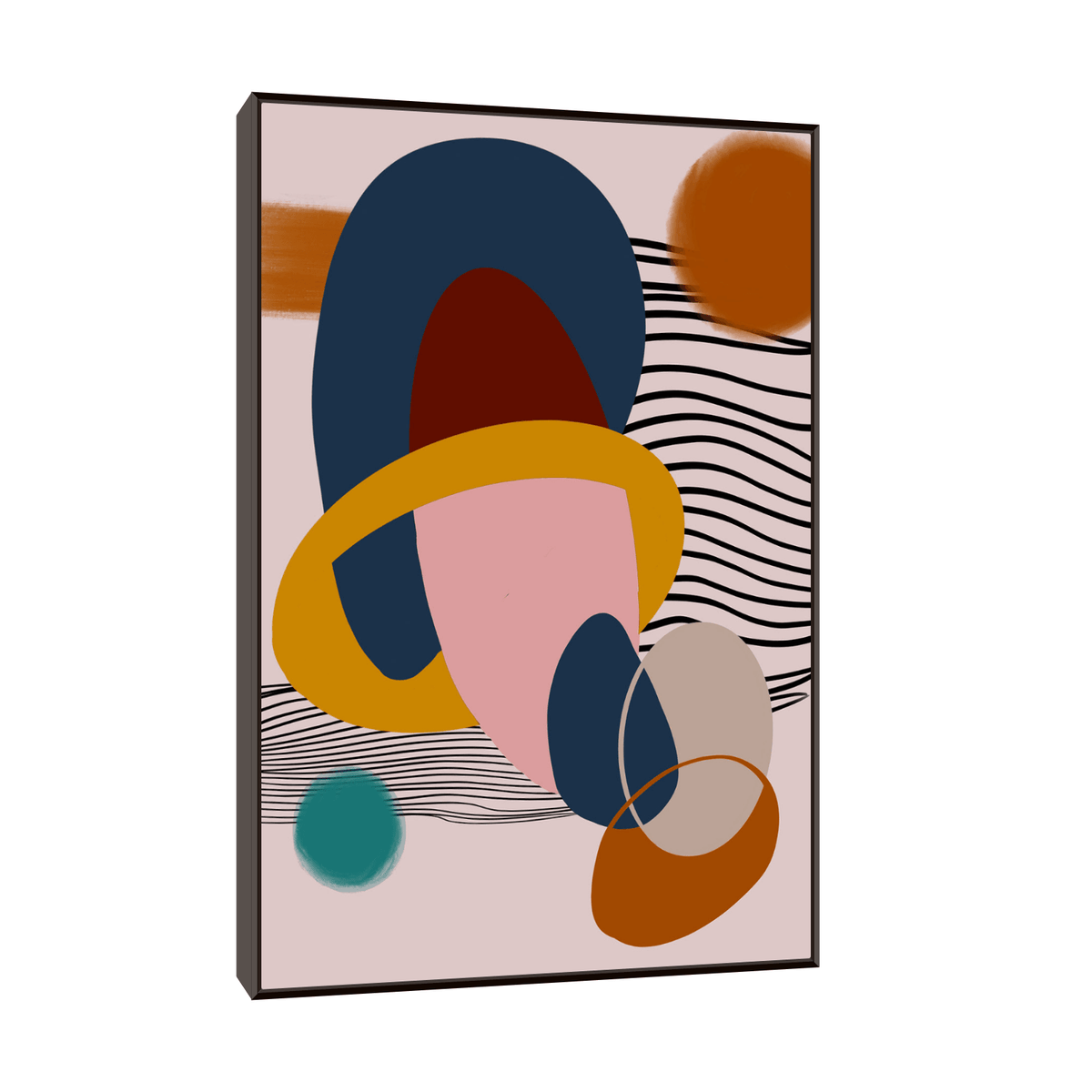 Geometric harmony III - ArtDeco Canvas