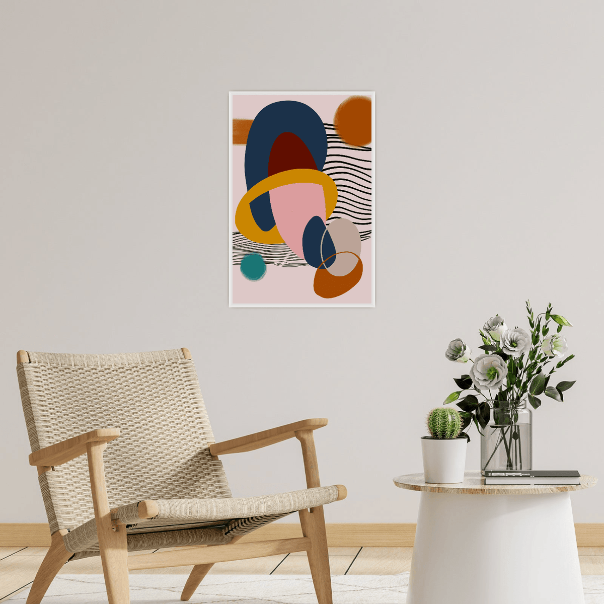 Geometric harmony III - ArtDeco Canvas