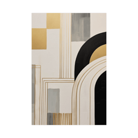 Geometrical arrangement - ArtDeco Canvas