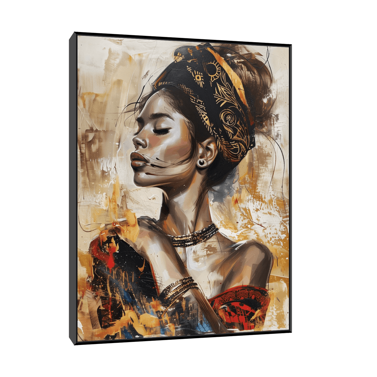 Gipsy woman l - ArtDeco Canvas