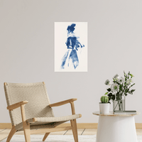 Girl from behind - ArtDeco Canvas