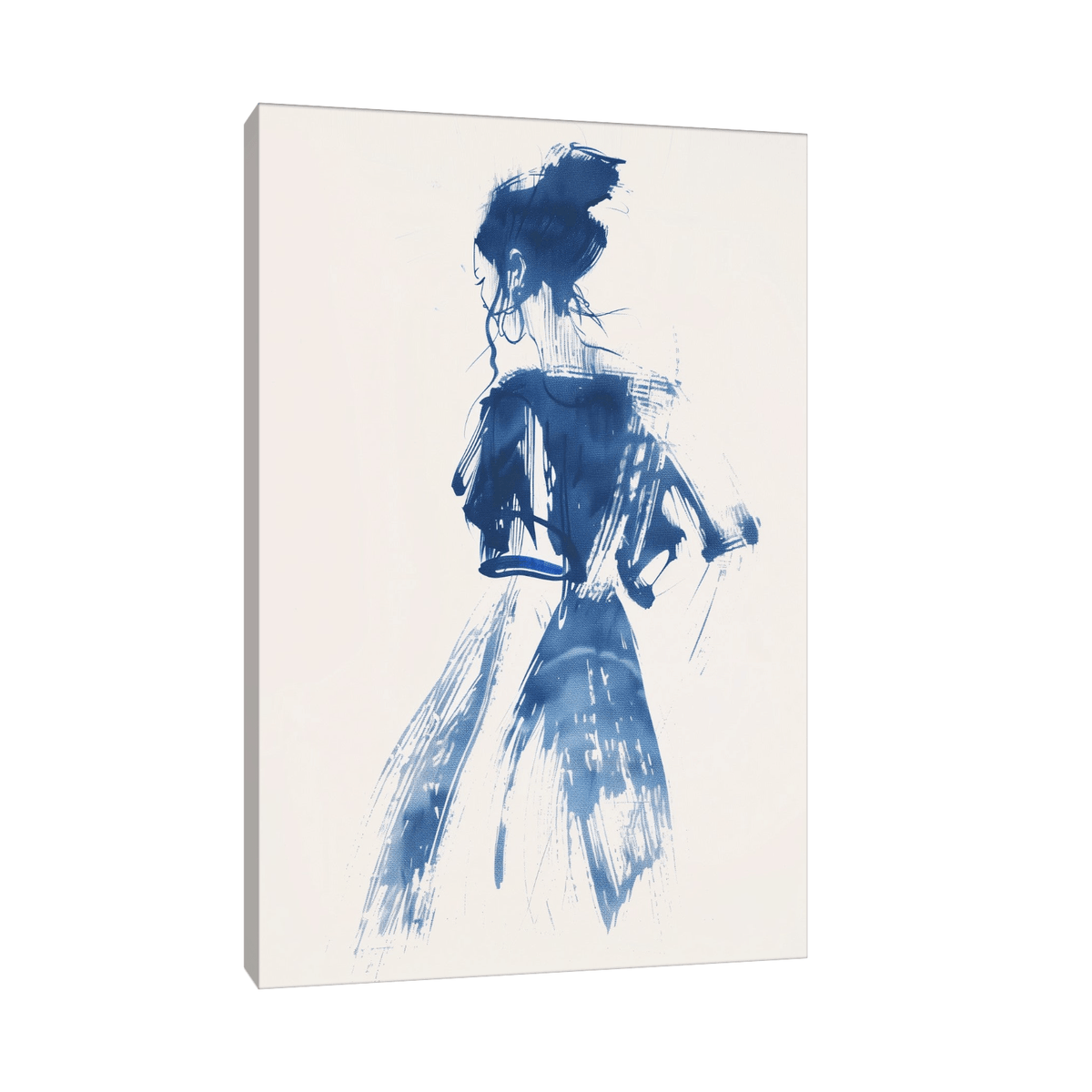 Girl from behind - ArtDeco Canvas