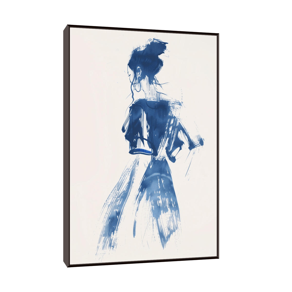 Girl from behind - ArtDeco Canvas