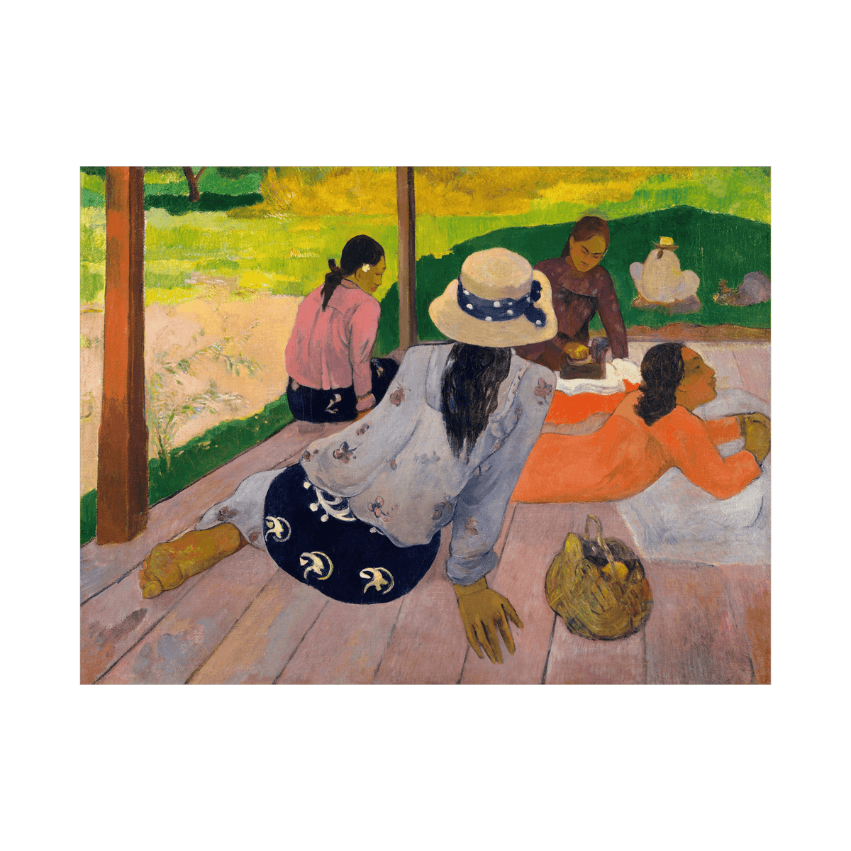 The Siesta, Paul Gauguin - ArtDeco Canvas