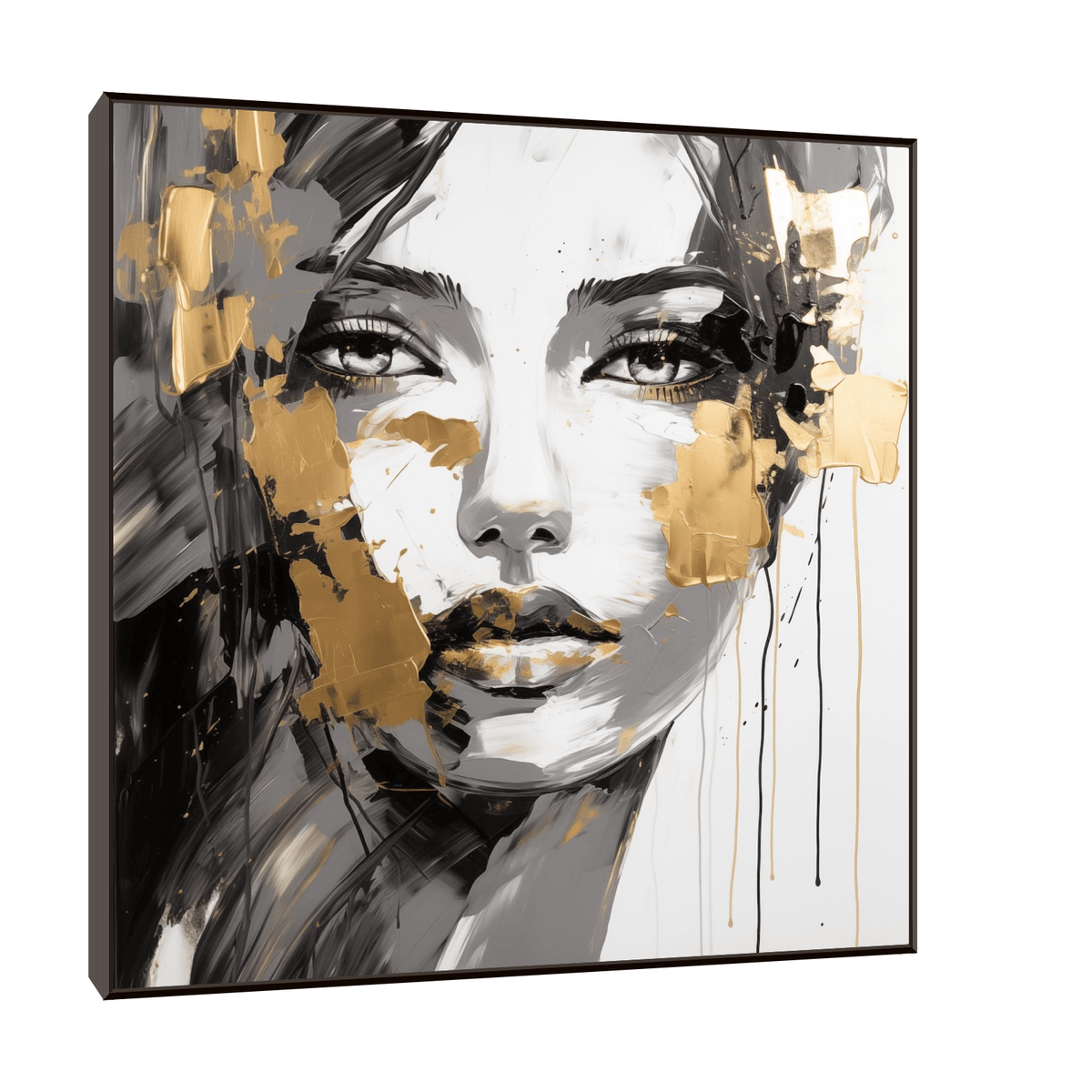 Golden Reflections - ArtDeco Canvas