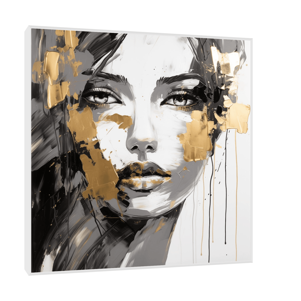 Golden Reflections - ArtDeco Canvas